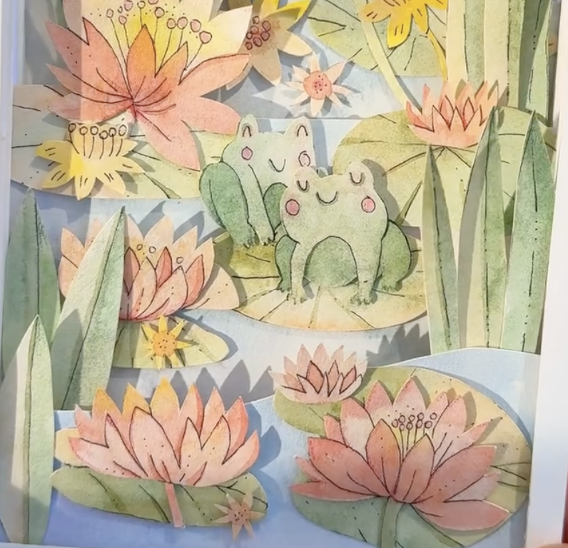Layered Paper Art Workshop